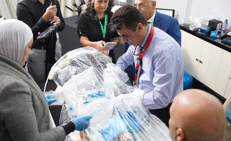 Live Procedure with SurgiField in a hotel in Jordan